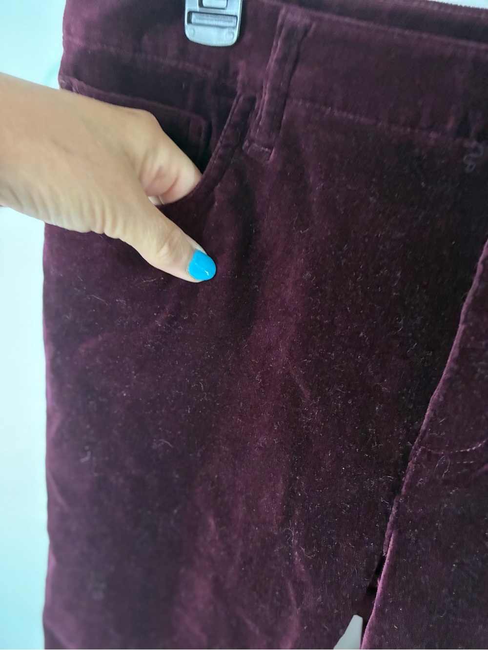 Ralph Lauren Pants in Deep Burgundy - Picture 4 of 9